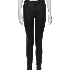 BLK DNM Waxed Black Legging Jean